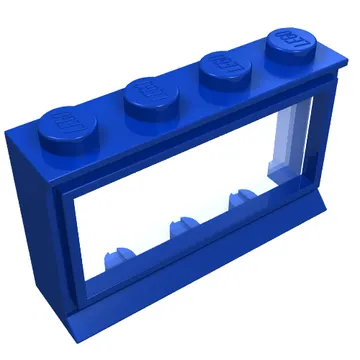 Window 1 x 4 x 2 Classic with Solid Studs [Complete]