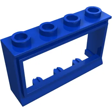 Window 1 x 4 x 2 Classic with Short Sill, No Glass