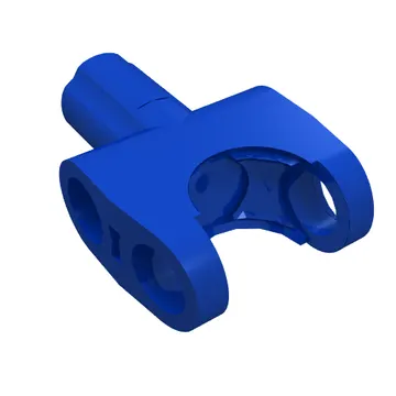 Technic Axle Connector 2 x 3 with Ball Socket and Axle Socket with Light Bluish Gray Rubber Insert