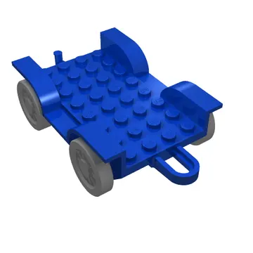 Fabuland, Vehicle Base, Car Chassis 8 x 6 with Hitch [Complete Assembly]