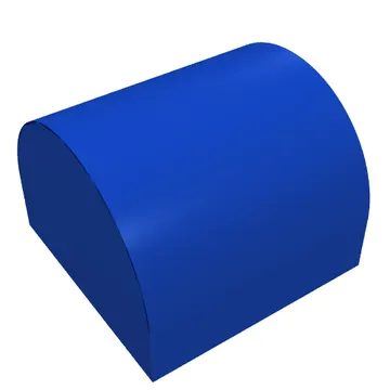 Brick Curved 1 x 1 x 2/3 Double Curved Top, No Studs