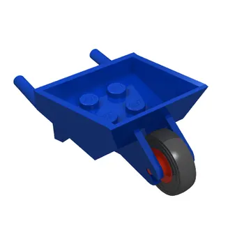 Fabuland, Equipment Wheelbarrow with One Center Wheel [Complete Assembly]