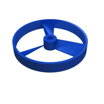 Large Figure Spinner / Propeller with Code Print (Rhotuka)