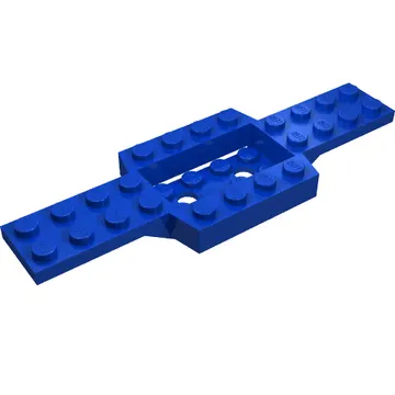 Vehicle Base 4 x 12 x 3/4 with 4 x 2 Recessed Center with Smooth Underside