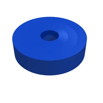 Projectile, Weapon Disc 2 x 2 with Marbled Yellow Pattern
