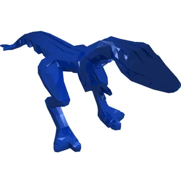 Animal, Dinosaur, Mutant Lizard with Yellow Specks on Back