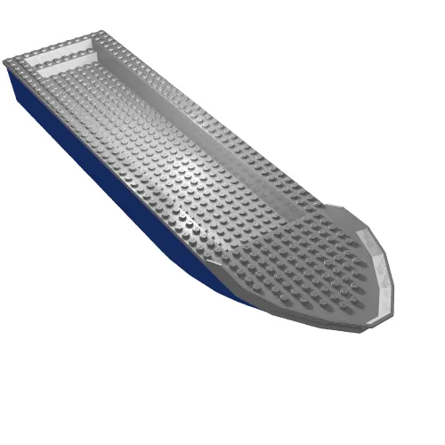 Boat 12 x 51 x 6 with Dark Bluish Grey Top [Complete Assembly]