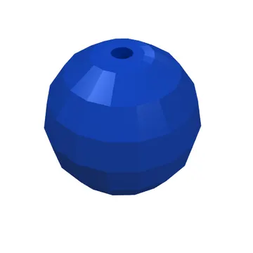 Projectile, Large Figure Weapon, Zamor Sphere / Ball with Marbled Trans-Bright Green Pattern