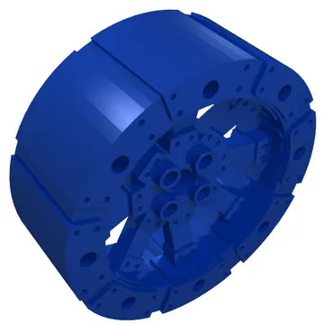 Wheel Wagon Viking with 12 Holes [7 Studs Diameter]