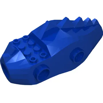 Creature Body Part, Dragon Torso with Black Dorsal Scales Pattern