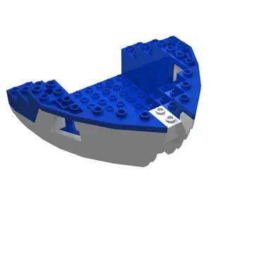 Boat Hull Section, Small Bow 12 x 12 x 5 1/3 with Green Top [Complete Assembly]
