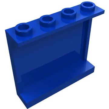 Panel 1 x 4 x 3 [Side Supports / Hollow Studs]