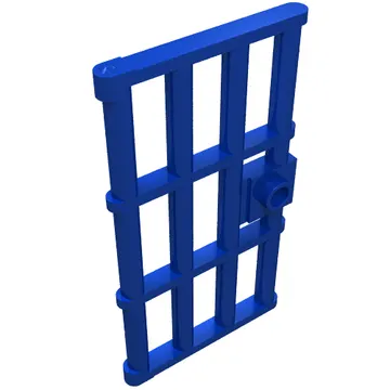 Door 1 x 4 x 6 Barred with Stud Handle