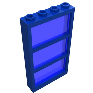 Window 1 x 4 x 6 Frame with 3 Panes, Fixed Glass with NO GLASS