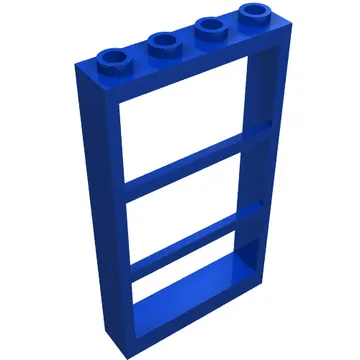 Window 1 x 4 x 6 Frame with 3 Panes, Fixed Glass with Trans-Clear Glass