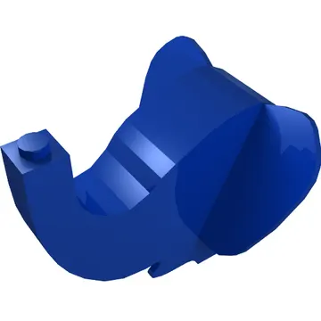 Animal Body Part, Elephant Head 6 x 7 x 4 with Eyes Print