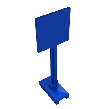 Road Sign Square with Parking Print