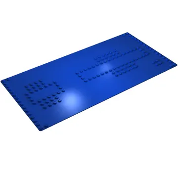 Baseplate 16 x 32 with Railway Station Stud Print [342]
