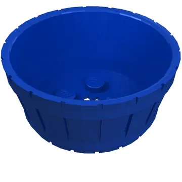 Barrel Half Large with Axle Hole
