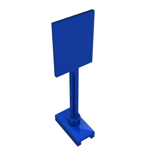 Road Sign Square Tall [Plain]
