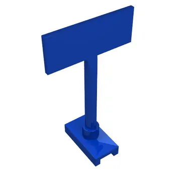 Road Sign Rectangle, Axle Pole with Snack Bar Print
