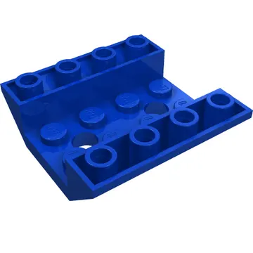 Brick Sloped Inverted 45° 4 x 4 Double with 4 x 2 Recessed, 2 Holes