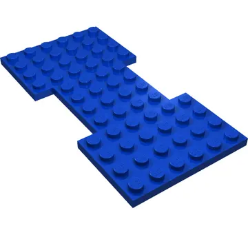 Vehicle Base 6 x 12 with 1 x 4 Cutouts