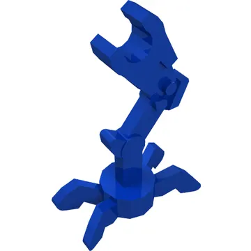Leg Mechanical with Dark Bluish Gray Foot Print