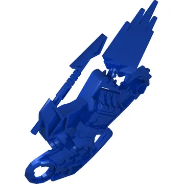 Large Figure Weapon, Ice Arm with Trans-Light Blue Icicle Blade
