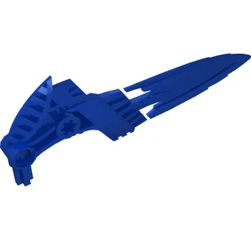 Large Figure Weapon Blade, Fire Shooter with Orange Blade