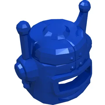 Helmet with Eye Slot and Antenna