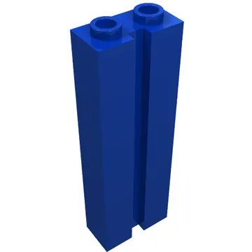 Brick Special 1 x 2 x 5 with Groove