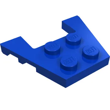 Wedge Plate 3 x 4 with Stud Notches [Reinforced Underside]