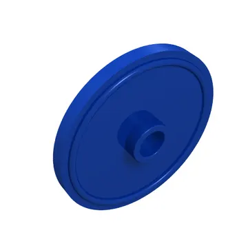 Shield Round with Stud and Raised Rim [Plain]