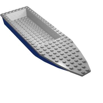 Boat 28 x 8 with Dark Bluish Gray Top [Complete Assembly]