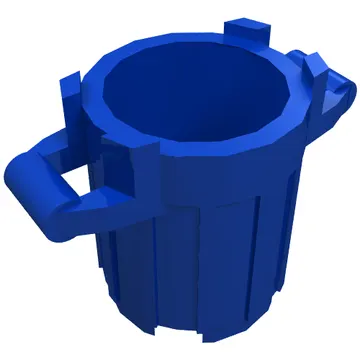 Trash Can with 4 Cover Holders