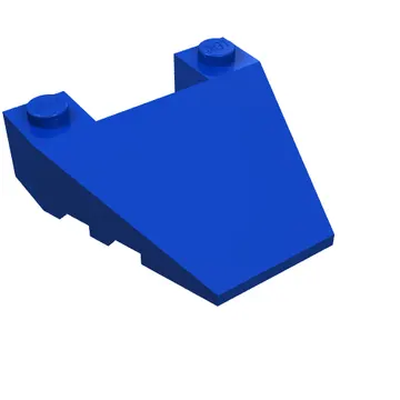 Brick Wedged, Sloped 4 x 4 Taper, with Stud Notches with Sky Police Logo print