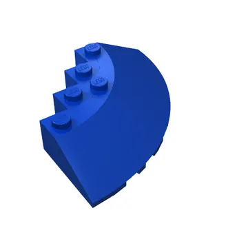 Brick Round Corner 6 x 6 with 33° Slope and Facet Cutout