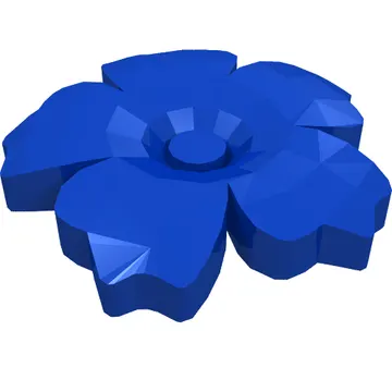 Headwear Accessory Flower with Serrated Petals and Pin