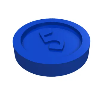 Money / Coin with "5" Gothic Type