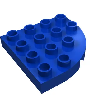 Duplo Plate Round Corner 4 x 4