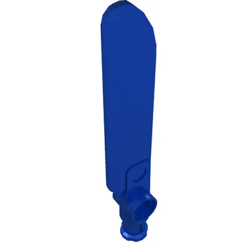 Technic Rotor Blade Small with Hole and Axle Connector End