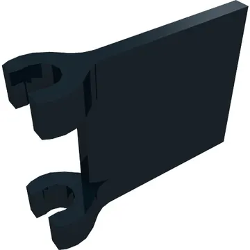Flag 2 x 2 Square, Flat Clip Edge [Thick Clips]