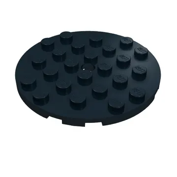 Plate Round 6 x 6 with Hole