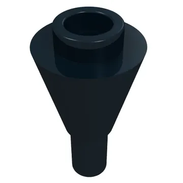 Cone 1 x 1 Inverted with Bar at Bottom (Ice Cream Cone)