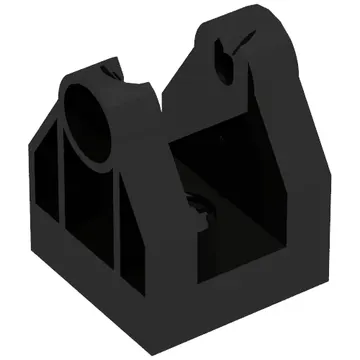 Duplo Train Crossing Gate Base / Crane Base with Bottom Hole