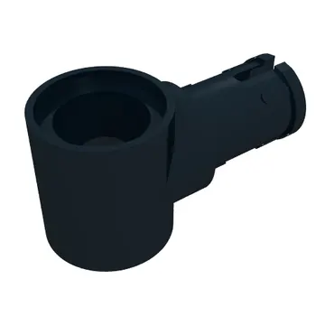 Technic Pin Connector Hub with 1 Pin with Friction Ridges Lengthwise