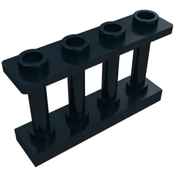 Fence Spindled 1 x 4 x 2 [4 Top Studs]