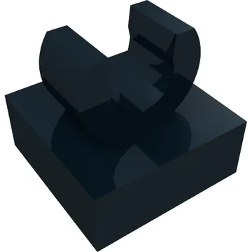 Tile Special 1 x 1 with Clip with Rounded Edges