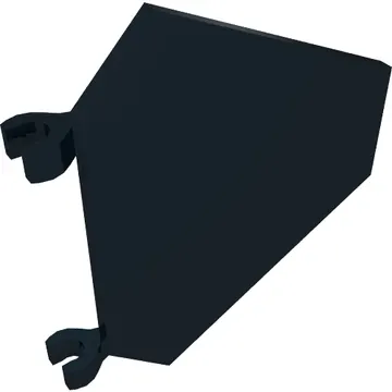 Flag 5 x 6 Hexagonal with U Clips